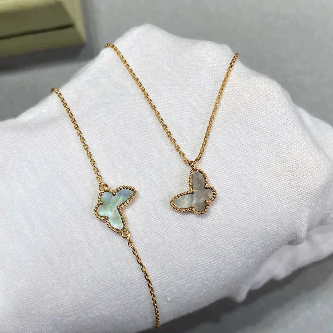 [Okajuri Jewelry]BUTTERFLY DARK MOP BUTTERFLY BRACELET