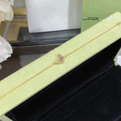 [Okajuri Jewelry]BUTTERFLY DARK MOP BUTTERFLY BRACELET