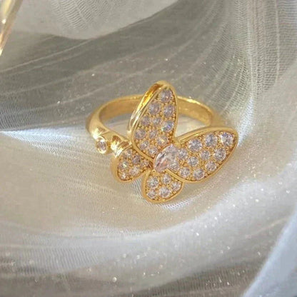[Okajuri Jewelry]BUTTERFLY DIAMOND RING