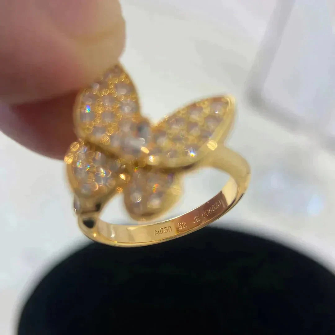 [Okajuri Jewelry]BUTTERFLY DIAMOND RING