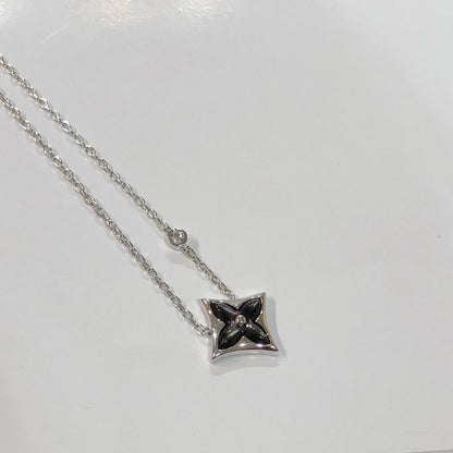 [Okajuri Jewelry]STAR BLACK MOP NECKLACE
