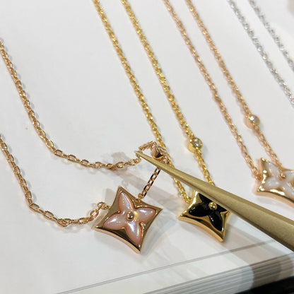 [Okajuri Jewelry]STAR BLACK MOP NECKLACE