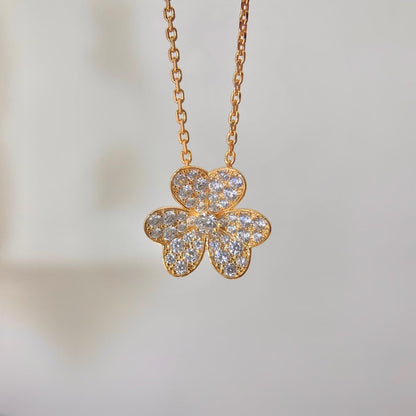 [Okajuri Jewelry]FLOWER DIAMOND NECKLACE