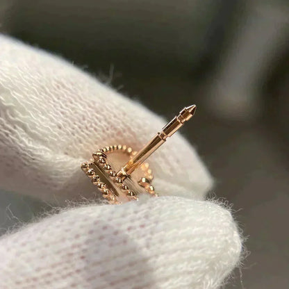 [Okajuri Jewelry]HEART CARNELIAN STUD EARRINGS