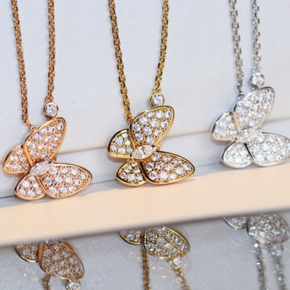 [Okajuri Jewelry]BUTTERFLY DIAMOND NECKLACE