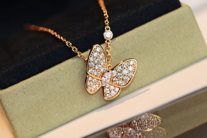 [Okajuri Jewelry]BUTTERFLY DIAMOND NECKLACE