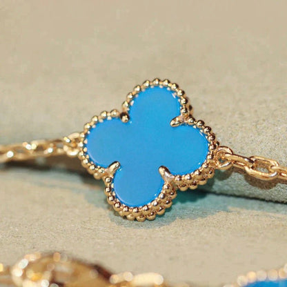 [Okajuri Jewelry]CLOVER 20 MOTIFS TURQUOISE GOLD