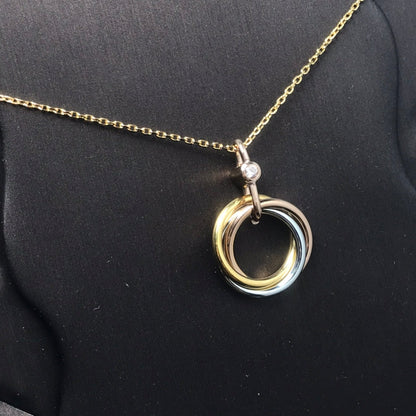 [Okajuri Jewelry] TRINITY  NECKLACE 1 DIAMOND