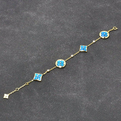 [Okajuri Jewelry]STAR AND SUN TURQUOISE 4 MOTIFS 3 DIAMONDS