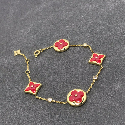 [Okajuri Jewelry]STAR AND SUN CARNELIAN 4 MOTIFS 3 DIAMONDS