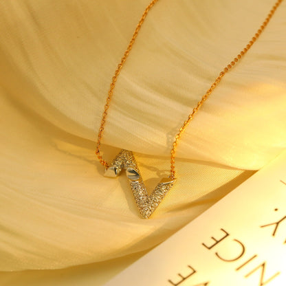 [Okajuri Jewelry]VOLT SILVER DIAMOND PEDANT NECKLACE