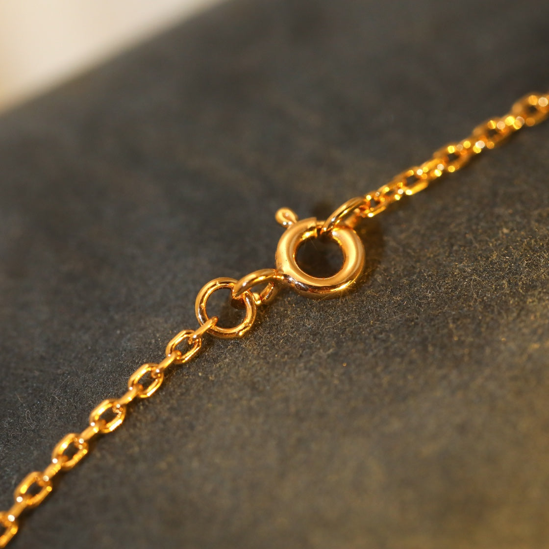 [Okajuri Jewelry]SUN PEDANT PINK GOLD 1 DIAMOND NECKLACE