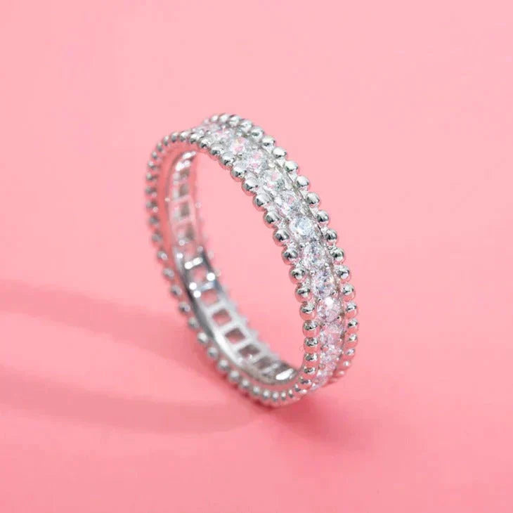 [Okajuri Jewelry]PERLEE DIAMOND SILVER RING