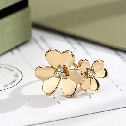 [Okajuri Jewelry]CLOVER COMOS GOLD DIAMOND RING