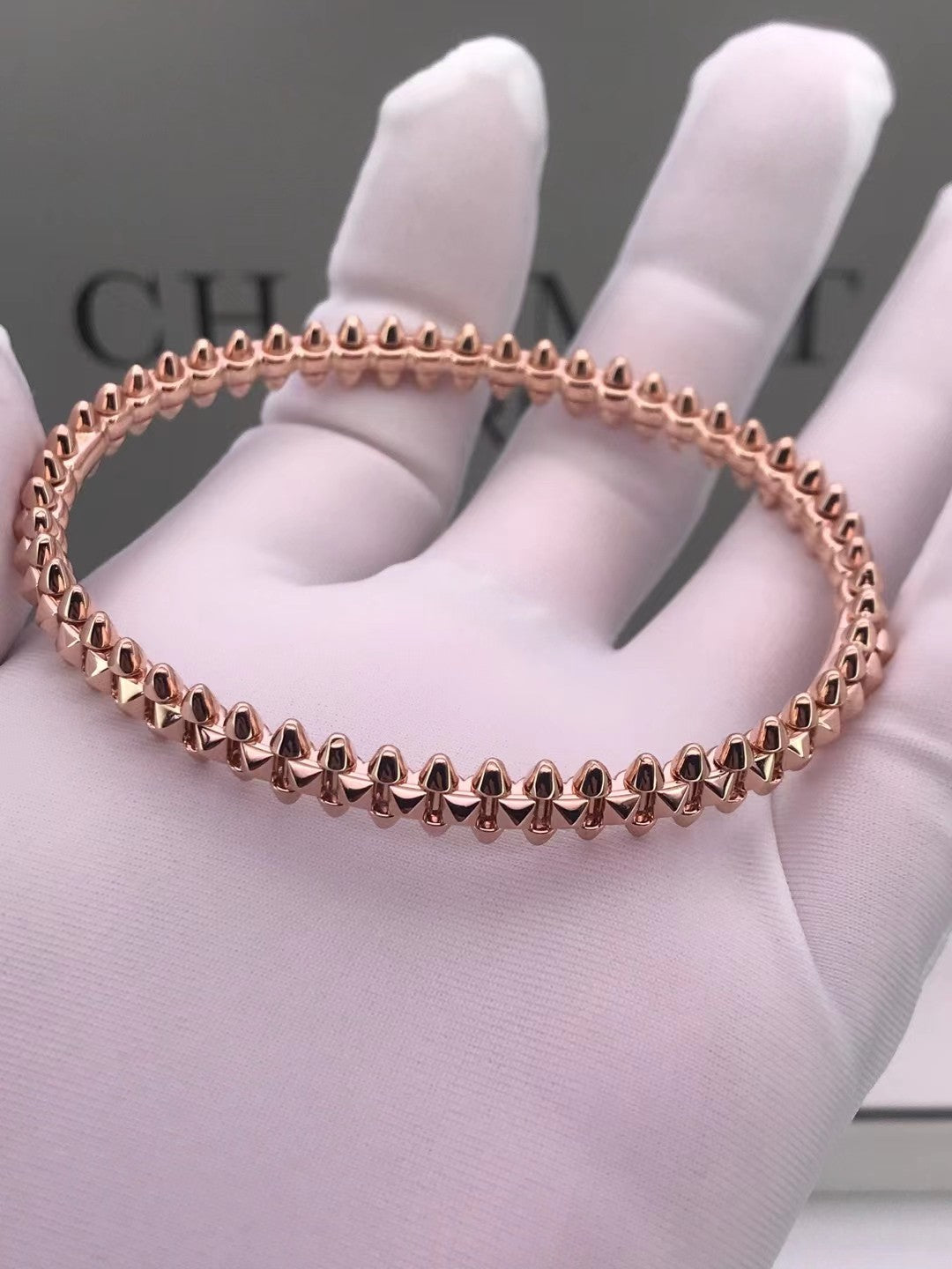 [Okajuri Jewelry]CLASH PINK GOLD BRACELET