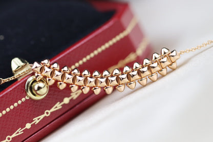 [Okajuri Jewelry]CLASH PINK GOLD NECKLACE