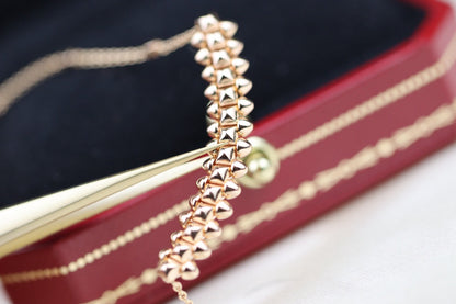 [Okajuri Jewelry]CLASH PINK GOLD NECKLACE