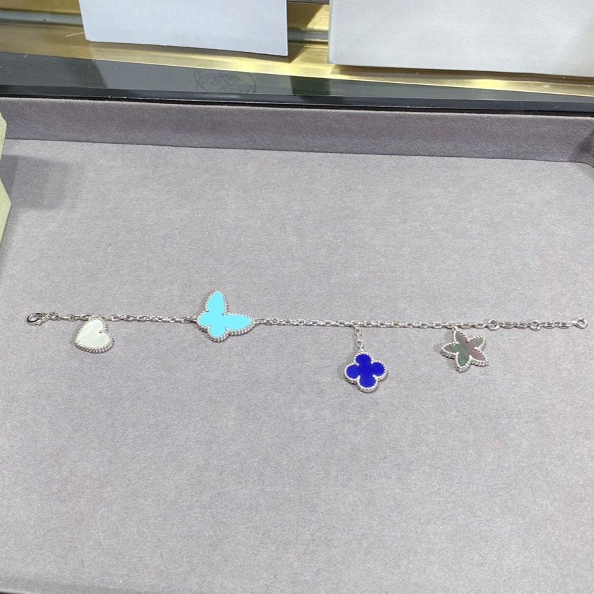 [Okajuri Jewelry]LUCKY SPRING SILVER BRACELET 4 MOTIF