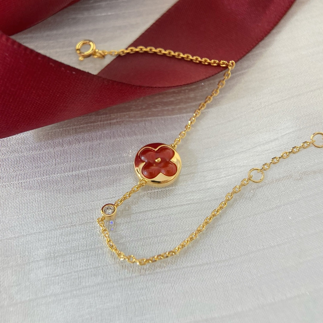 [Okajuri Jewelry]SUN PEDANT CARNELIAN BRACELET