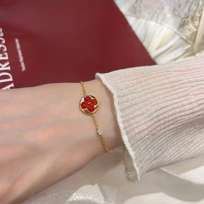 [Okajuri Jewelry]SUN PEDANT CARNELIAN BRACELET