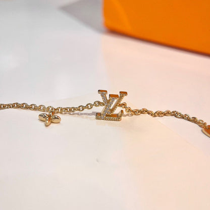 [Okajuri Jewelry]LOGO STAR MOTIF GOLD BRACELET