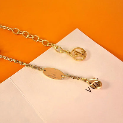 [Okajuri Jewelry]LOGO STAR MOTIF GOLD BRACELET