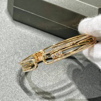 [Okajuri Jewelry]MOVE 10TH PAVED DIAMOND BRACELET