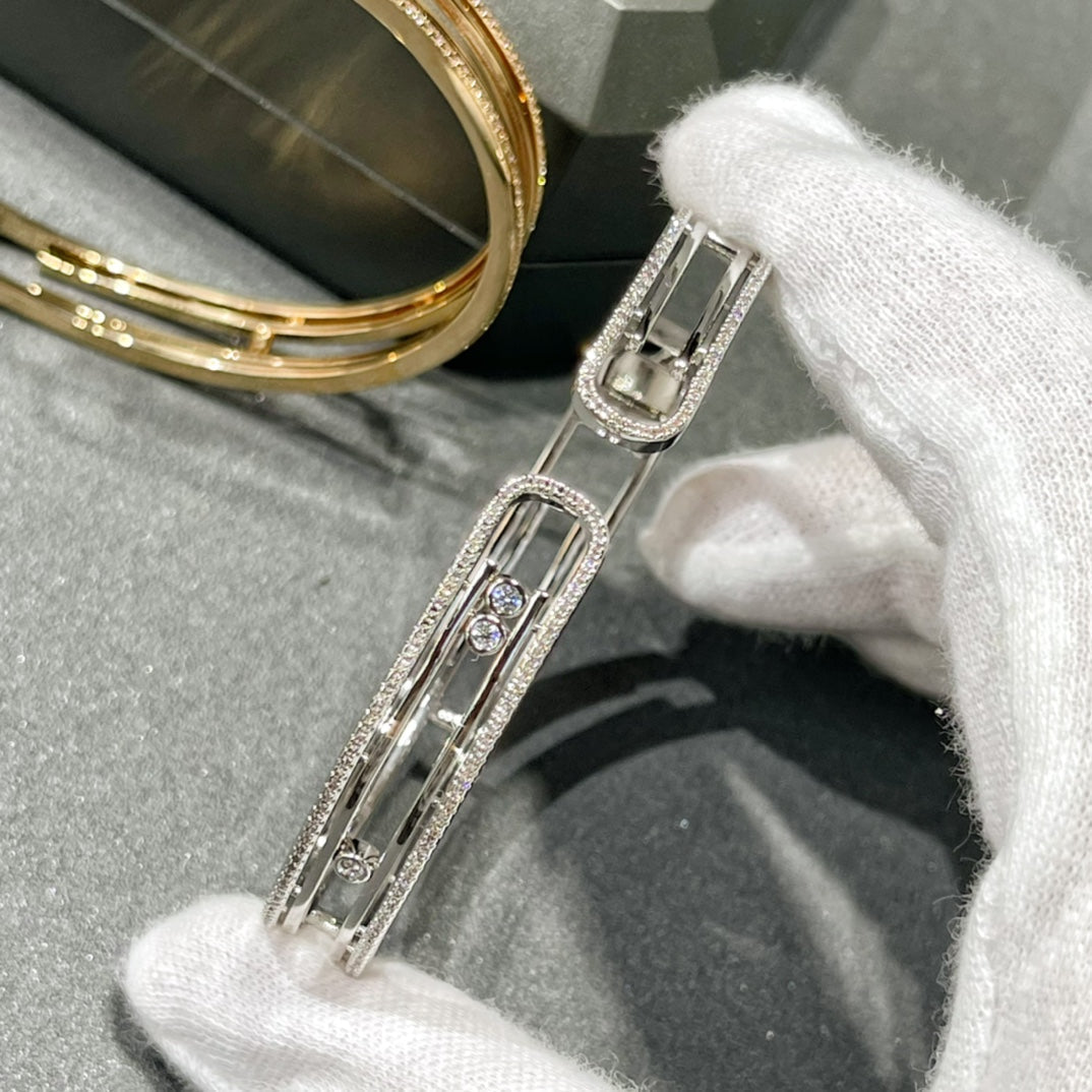 [Okajuri Jewelry]MOVE 10TH PAVED DIAMOND BRACELET