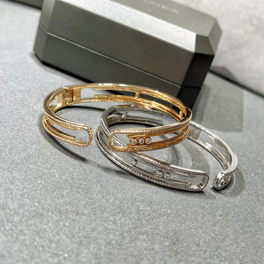 [Okajuri Jewelry]MOVE 10TH PAVED DIAMOND BRACELET
