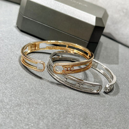 [Okajuri Jewelry]MOVE 10TH PAVED DIAMOND BRACELET