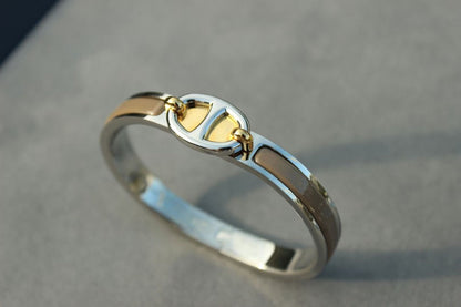 [Okajuri Jewelry]CLIC CHAINE SILVER BRACELET