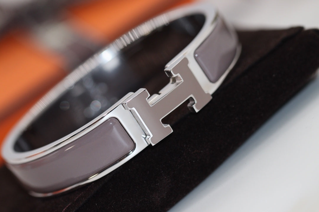 [Okajuri Jewelry]H BRACELET 12MM BROWN