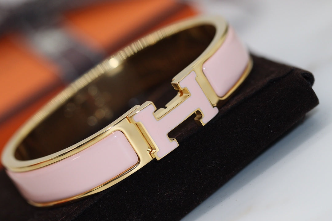 [Okajuri Jewelry]H BRACELET 12MM PINK
