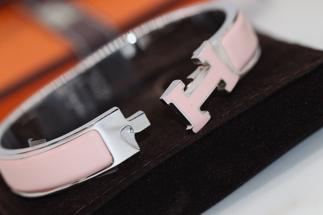 [Okajuri Jewelry]H BRACELET 12MM PINK