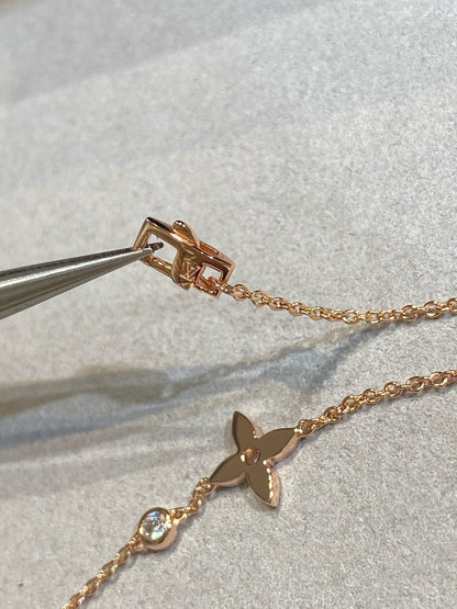 [Okajuri Jewelry]STAR DIAMOND PINK GOLD BRACELET