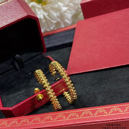 [Okajuri Jewelry]CLASH LARGE HOOP EARRINGS