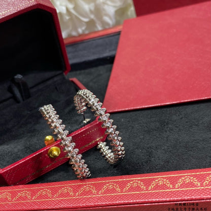 [Okajuri Jewelry]CLASH LARGE HOOP EARRINGS