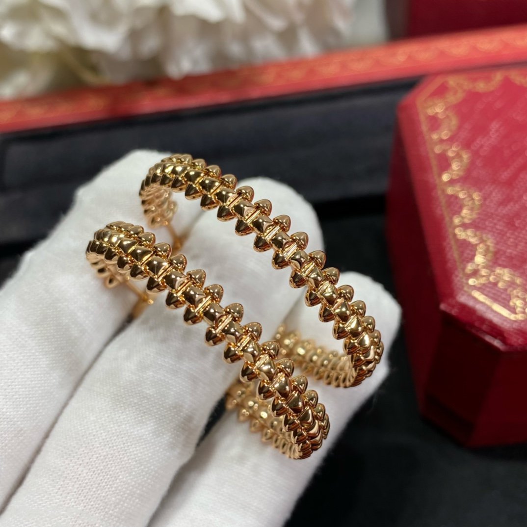 [Okajuri Jewelry]CLASH LARGE HOOP EARRINGS