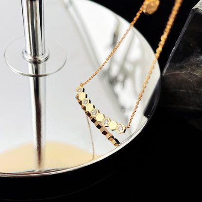 [Okajuri Jewelry]BEE MY LOVE DIAMOND NECKLACE