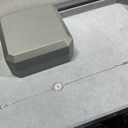 [Okajuri Jewelry]LUCKY MOVE DIAMOND PAVED BRACELET
