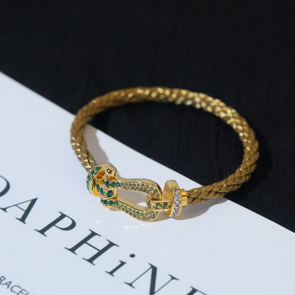 [Okajuri Jewelry]FORCE 10 GOLD GREEN DIAMOND PAVED
