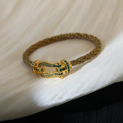 [Okajuri Jewelry]FORCE 10 GOLD GREEN DIAMOND PAVED