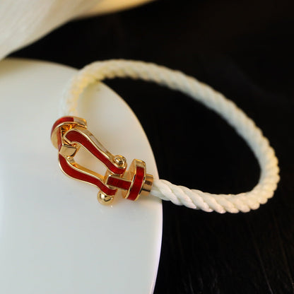 [Okajuri Jewelry]FORCE 10 WHITE TEXTILE DIAMOND PAVED