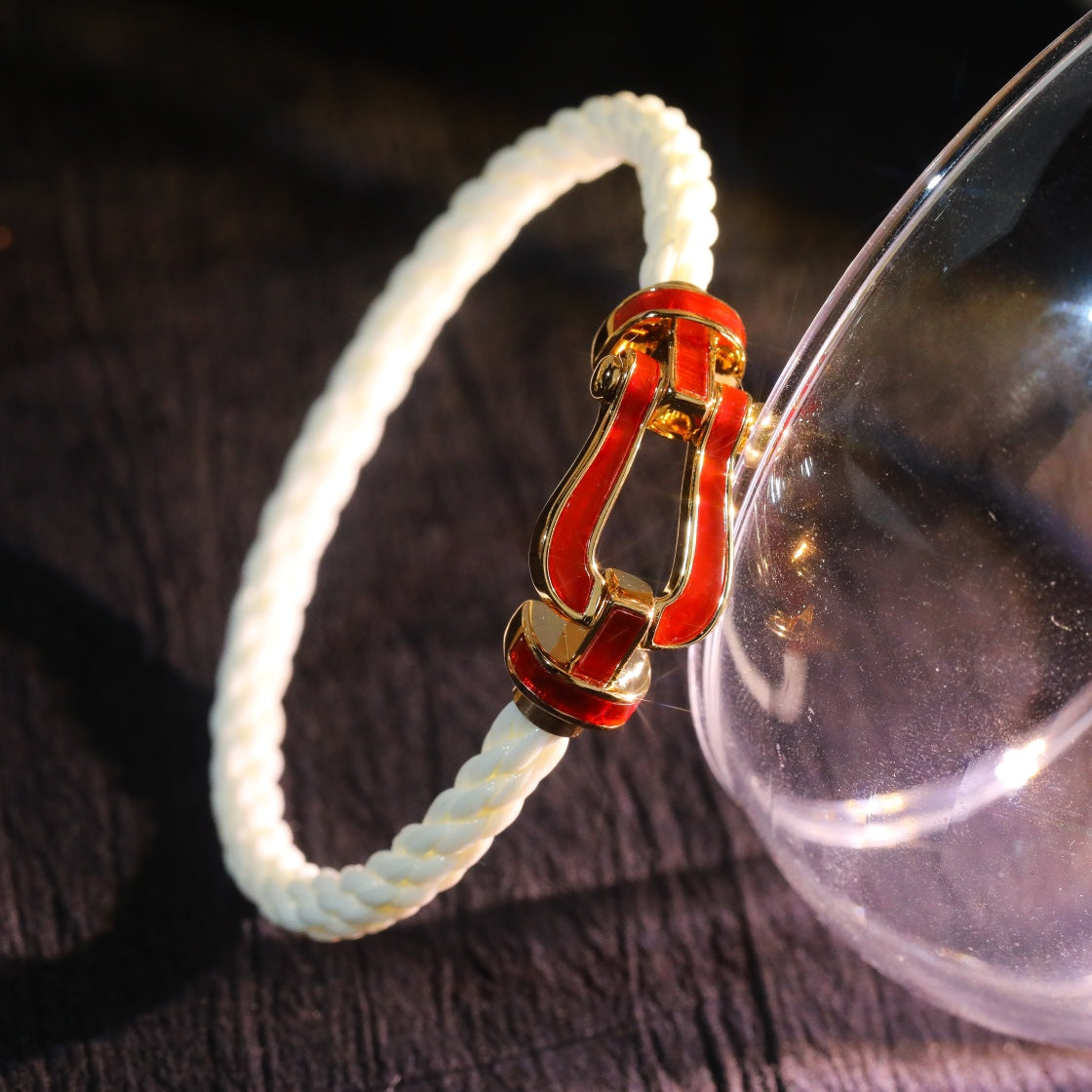 [Okajuri Jewelry]FORCE 10 WHITE TEXTILE DIAMOND PAVED