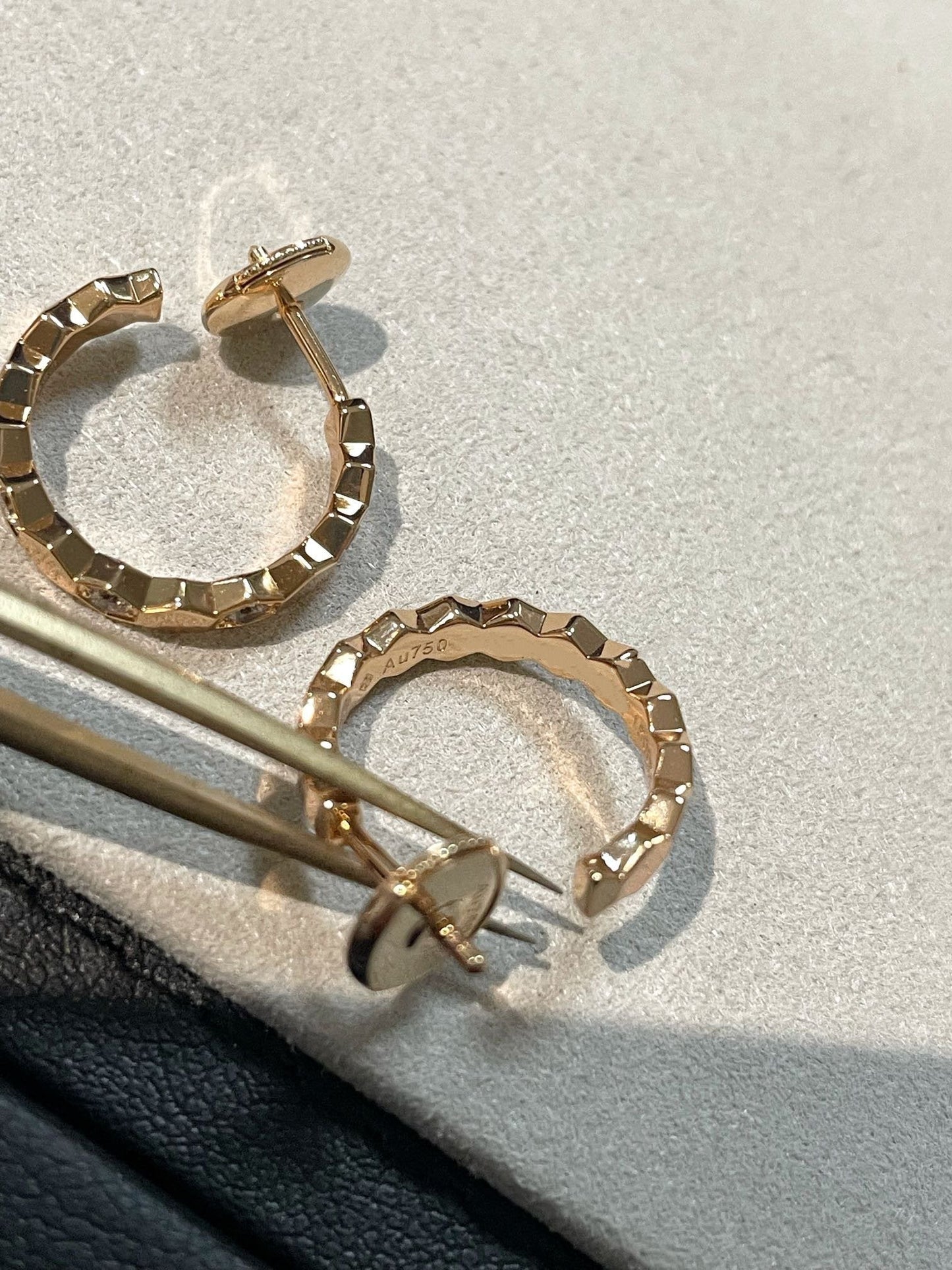 [Okajuri Jewelry]Hollow Design Four-Leaf Clover Flower Shape Ring