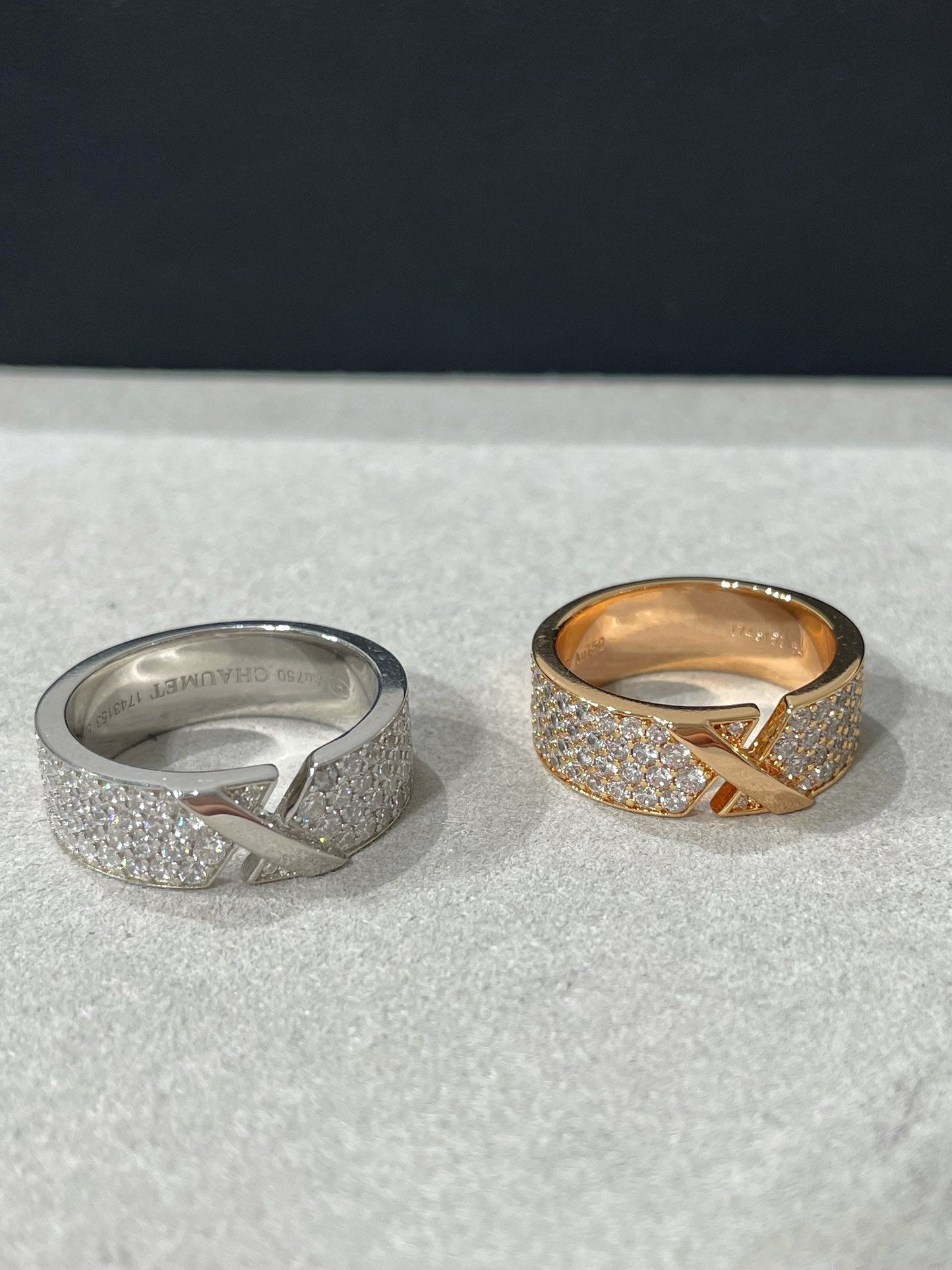 [Okajuri Jewelry]LIENS EVIDENCE  DIAMOND PAVED RING
