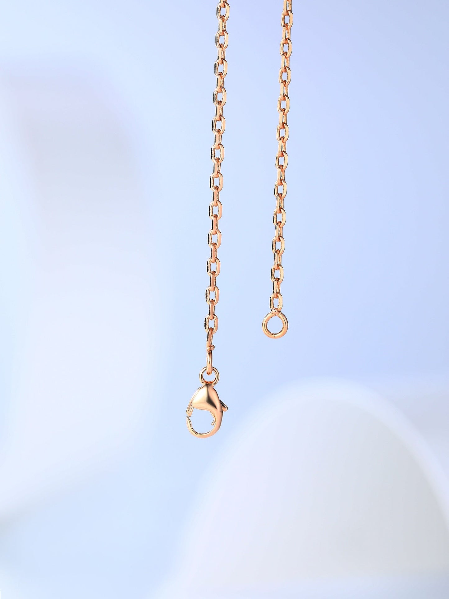 [Okajuri Jewelry]H CAGE PINK GOLD NECKLACE