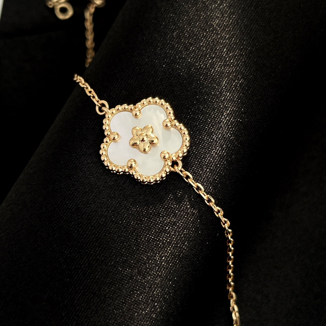 [Okajuri Jewelry]LUCKY SPRING ROSE GOLD MOP BRACELET