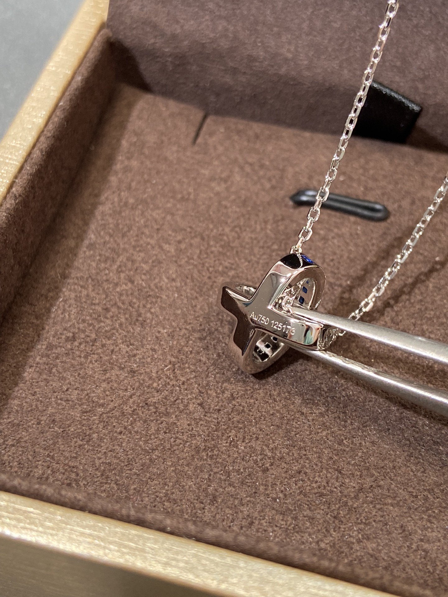 [Okajuri Jewelry]LIENS DIAMOND SILVER NECKLACE