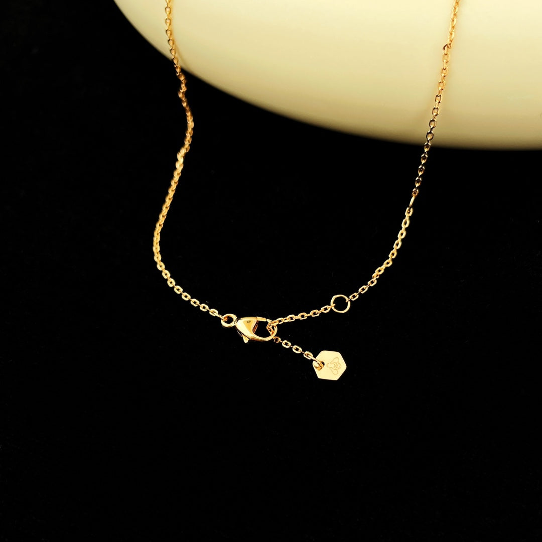 [Okajuri Jewelry]BEE MINI PEDANT DIAMOND NECKLACE